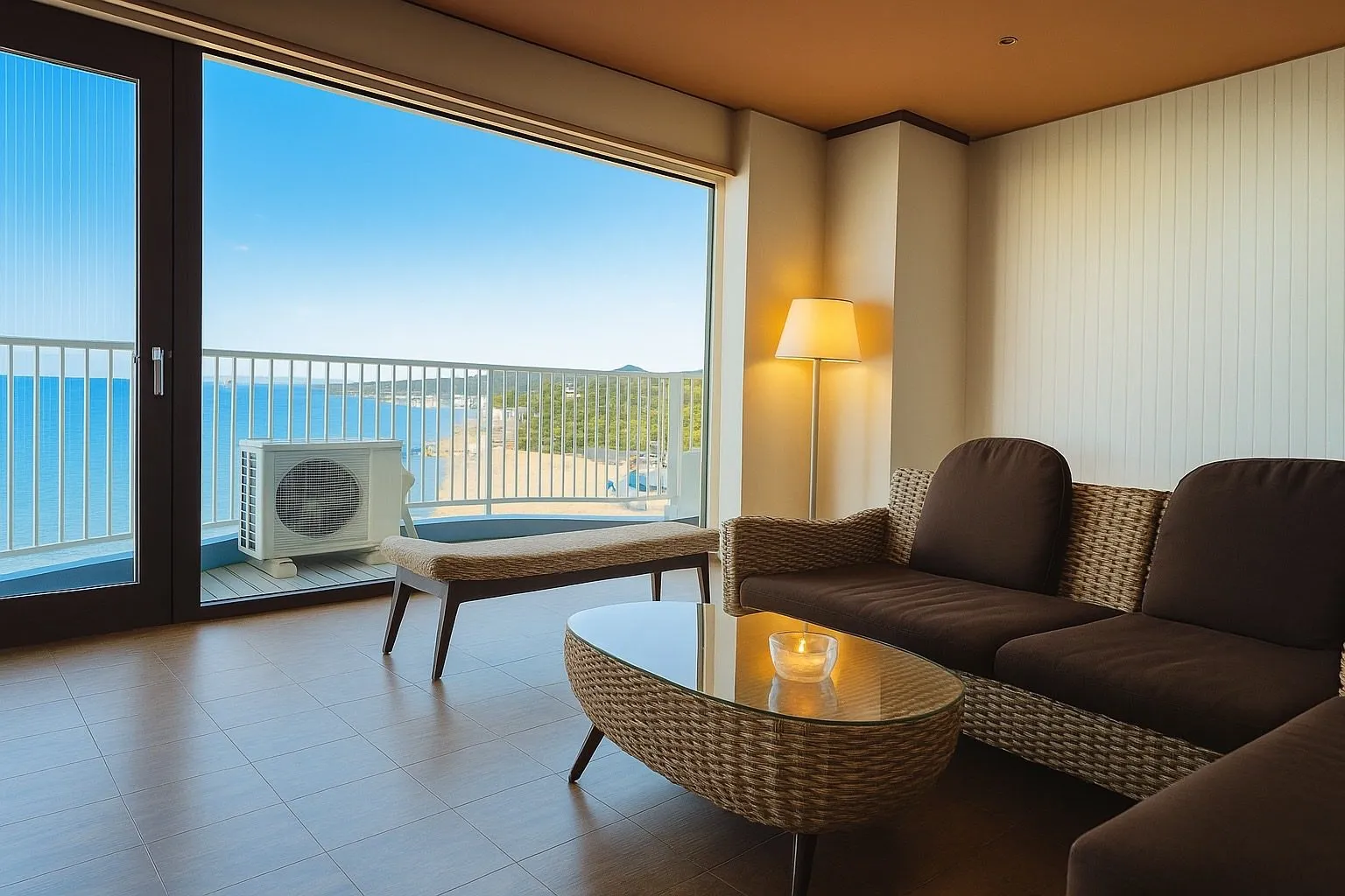 A view of Tateyama Bay from a guest room